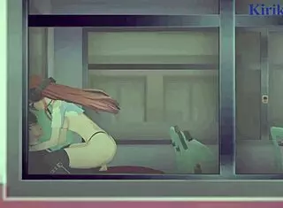 Futaba Sakura And Ann Takamaki Intense Sex Scene