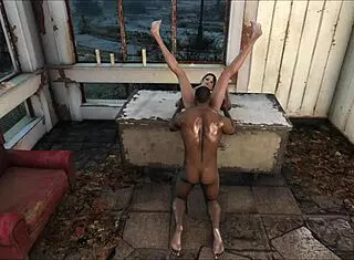 i can't believe how hard i got watching fallout 4 slave training.