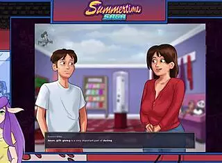 summertime saga hentai game evokes huge cock emotions in mature blonde brunette feet fetish