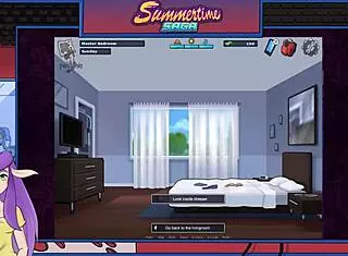 summertime saga hentai game evokes huge cock emotions in mature blonde brunette feet fetish