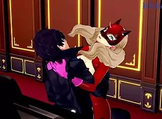 Futaba Sakura And Ann Takamaki Intense Sex Scene