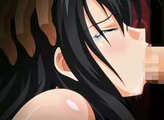 In this hentai, they fuck that girl hard with deepthroat.