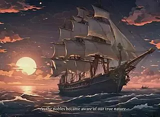 big tit babe meets vampire in hentai story