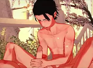 eren fucking armin hard after the time skip - on titan hentai