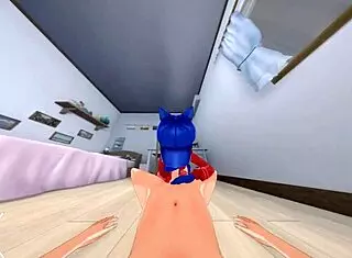 Anime hentai game gaming mita cappie sex in various positions and blowjob