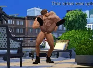 Ever seen hunky Sims 4 gay sex in summer heat?