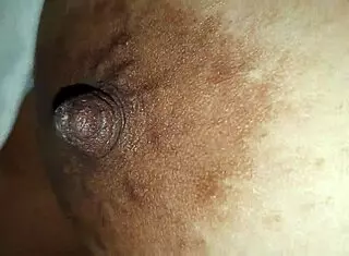 squeezing my stepmom's big nipples 😍