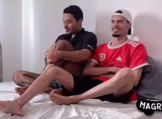 he plays video games then bangs his buddies 🍑