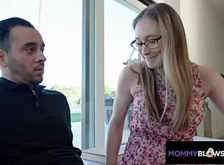 Wow, Big-Tittied Blonde Tutor Ophelia Kaan Gets Face Fucked After Lessons!