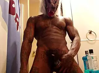 Big Black Hairy Dick Worship by Brunette