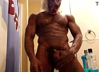 Big Black Hairy Dick Worship by Brunette