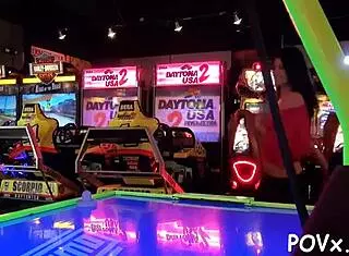 Rough POV Fucking Naked Teen Pussy