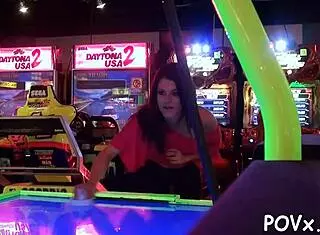 Rough POV Fucking Naked Teen Pussy