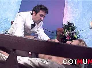 Mum gets all her holes destroyed in hardcore scene