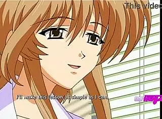 Nurse training turns into pleasing step sister in subbed hentai