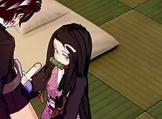 Koikatsu Tanjiro And Nezuko In Demon Slayer Hentai Sex Scene With Blowjob And Cumshot