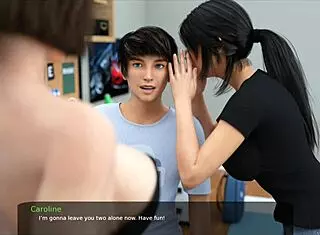 Violet Swallows Cum After Licking Ass In Milfy City