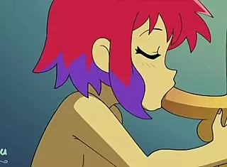 scott pilgrim se la folla en hentai anime