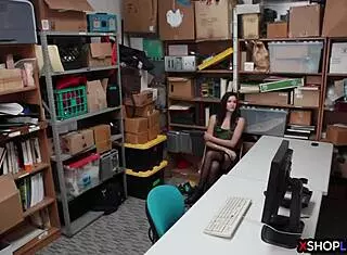 Skinny Teen Trades Pussy For Freedom