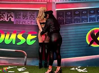 blonde girl makes deal with spanish policewoman and gets dominated