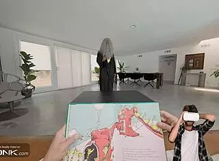 Beautiful Latina Stepsister Rides Shazam's Cock!