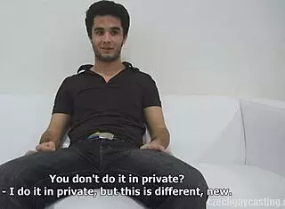 Czech gay casting with Petr