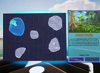 sapphire safari futanari hentai game pornplay ep 1 pokemon like monster futa girls photoshoot on desert island