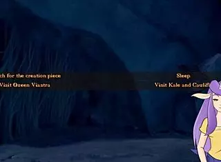 redhead queen moans during intense pussy fucking in dragon ball adventure