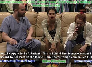 Doktor Tampa undersøker naken Angel Santana på Stacy Shepards forespørsel