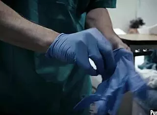 nasty doctor fucks hurt petite 18+ teen 18+ with monster cock in hospital