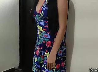 Stepdaughter stuck cooking, but stepdad can't keep hands off her body.