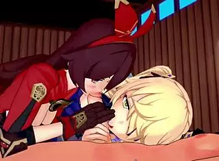 two archer girls genshin hentai 3d