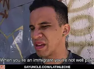 Straight Latino Paid To Ride Big Uncut Dick