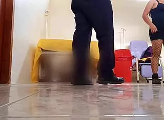 Leaked homemade video shows Latina milf with huge tits touched in hospital emergency room