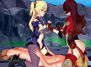 two archer girls genshin hentai 3d