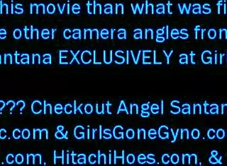 Doctor Tampa Examines Naked Angel Santana at Stacy Shepard's Request