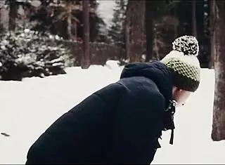 Couple Having Hot Sex After Playing In The Cold Snow