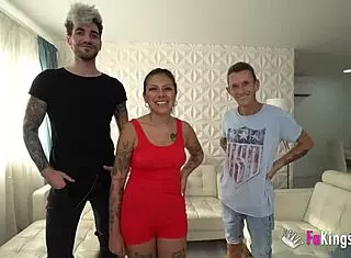 Anty delivers premium Chilean blowjob to dirty couple
