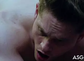 Hot jocks Jay Tee and Aiden Ward fight into rough gay banging