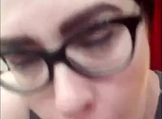 dildo sucking and cock control in sexting session