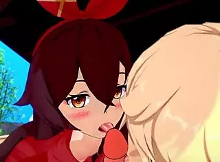 two archer girls genshin hentai 3d