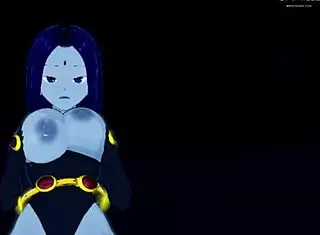 Raven's horny thighs in forest