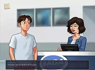 I-I got lost in Summertime Saga hentai anime cartoon