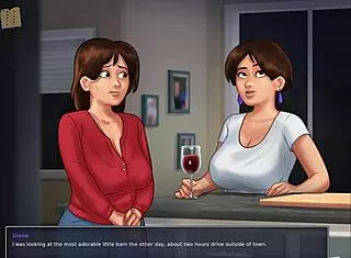 summertime saga episode 156 unfolds in hentai anime cartoon