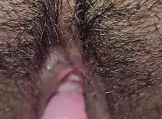 Up close view of wet pussy getting fucked