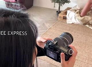 Hé, nézd meg a koreai modellt, G-Su-t a Leehee Express Lebe-020b felvételén!