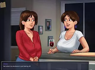 summertime saga episode 156 unfolds in hentai anime cartoon