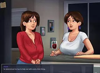 summertime saga episode 156 unfolds in hentai anime cartoon