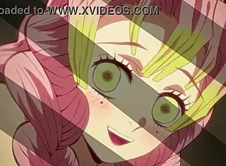 蜜璃と炭治郎のワイルドヘンタイモンスターアクションと乳プレイ