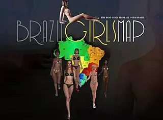 tourist meets beautiful clara lady snow in brazil for a fun date 😊